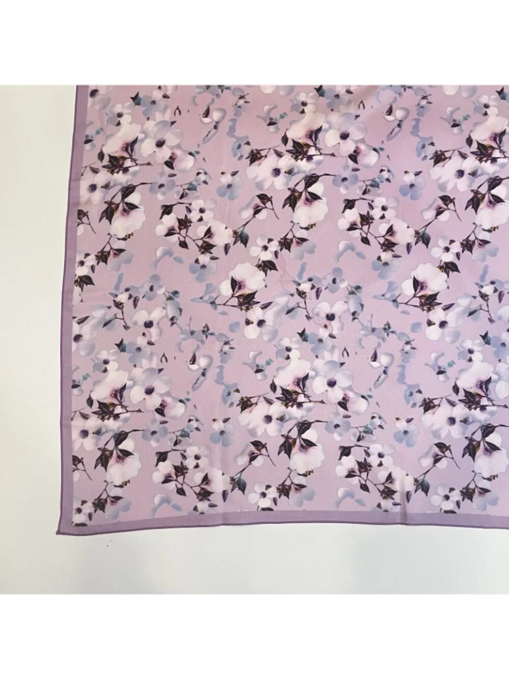 Floral Silk Feel Scarf 34